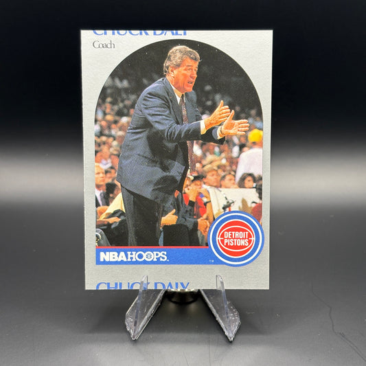 Chuck Daly (Miscut Duo Set) - 1990 Hoops #312