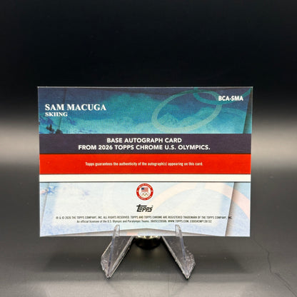 Sam Macuga - 2026 Topps Winter Olympics Autograph #BCA-SMA