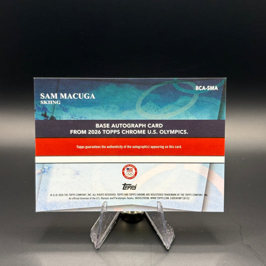 Sam Macuga - 2026 Topps Winter Olympics Autograph #BCA-SMA