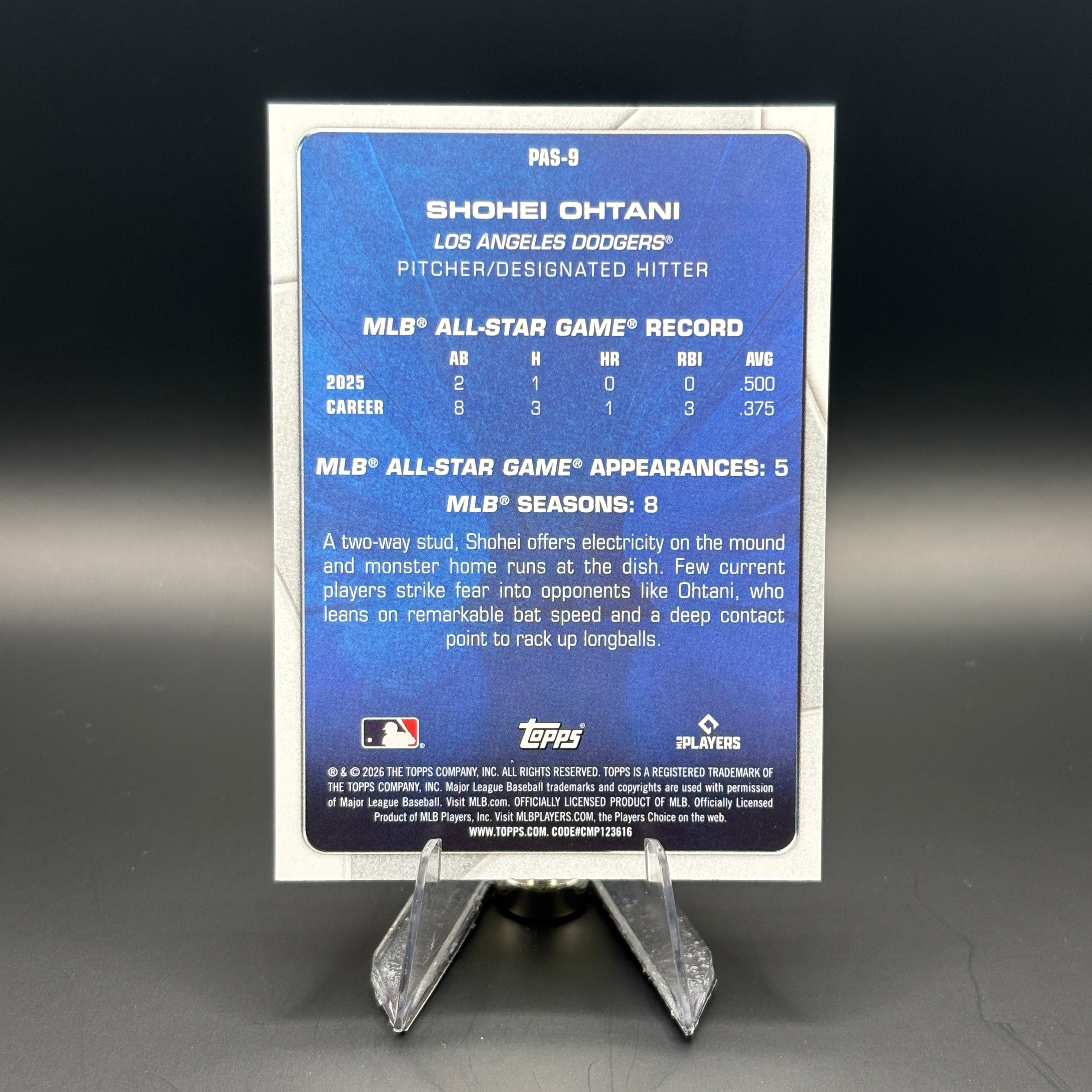 Shohei Ohtani - 2026 Topps Celebration Perennial All-Stars #PAS-9