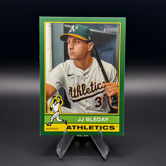 JJ Bleday (Green Border) - 2025 Topps Heritage #421