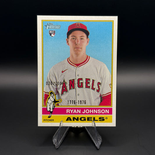 Ryan Johnson (Bicentennial 20/200) - 2025 Topps Heritage High Number #694