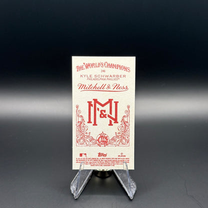 Kyle Schwarber (Mitchell & Ness Mini) - 2025 Topps Allen & Ginter #246