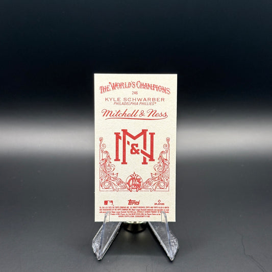 Kyle Schwarber (Mitchell & Ness Mini) - 2025 Topps Allen & Ginter #246