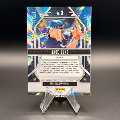 Jace Jung (Red 17/199) - 2025 Panini Prizm Prizmatic #3