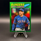 Wyatt Langford (Green Bordered Chrome 62/99) - 2026 Topps Heritage #340