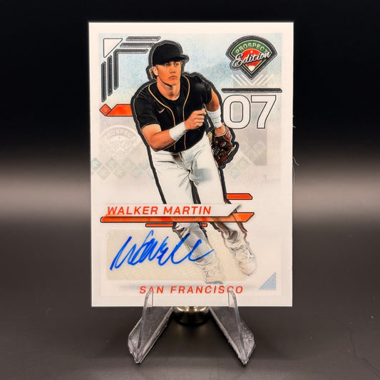 Walker Martin (Holo Ticket Signature) - 2025 Panini Prospect Edition #103