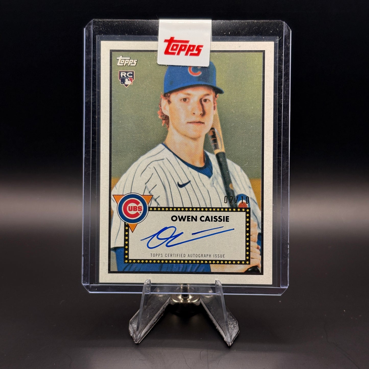 Owen Caissie (2/10) - 2026 Topps 1952 Autograph Variation #233