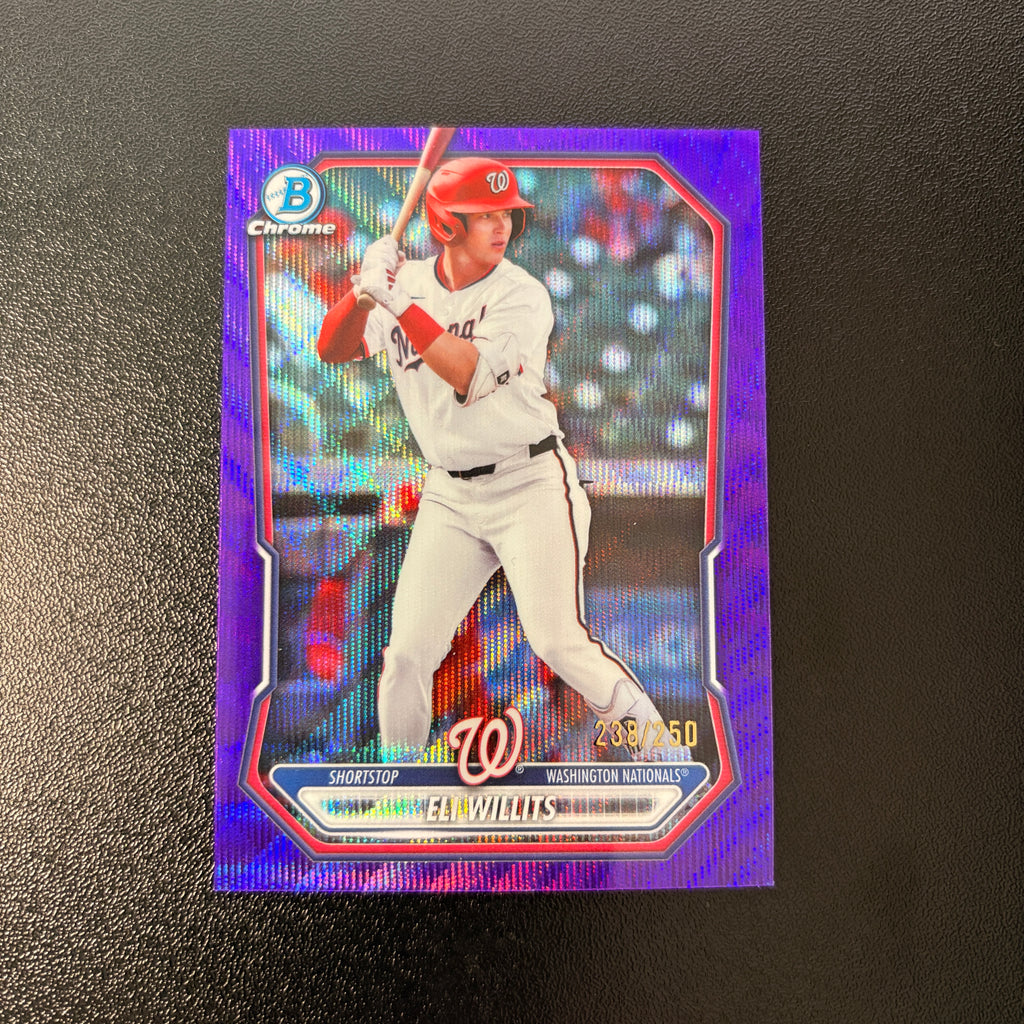 Eli Willits (Purple Wave Refractor 238/250) - 2026 Bowman Chrome #BCP-245