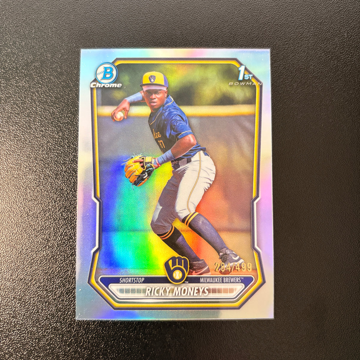 Ricky Moneys 1st Bowman (Refractor 284/499) - 2026 Bowman Chrome #BCP-192