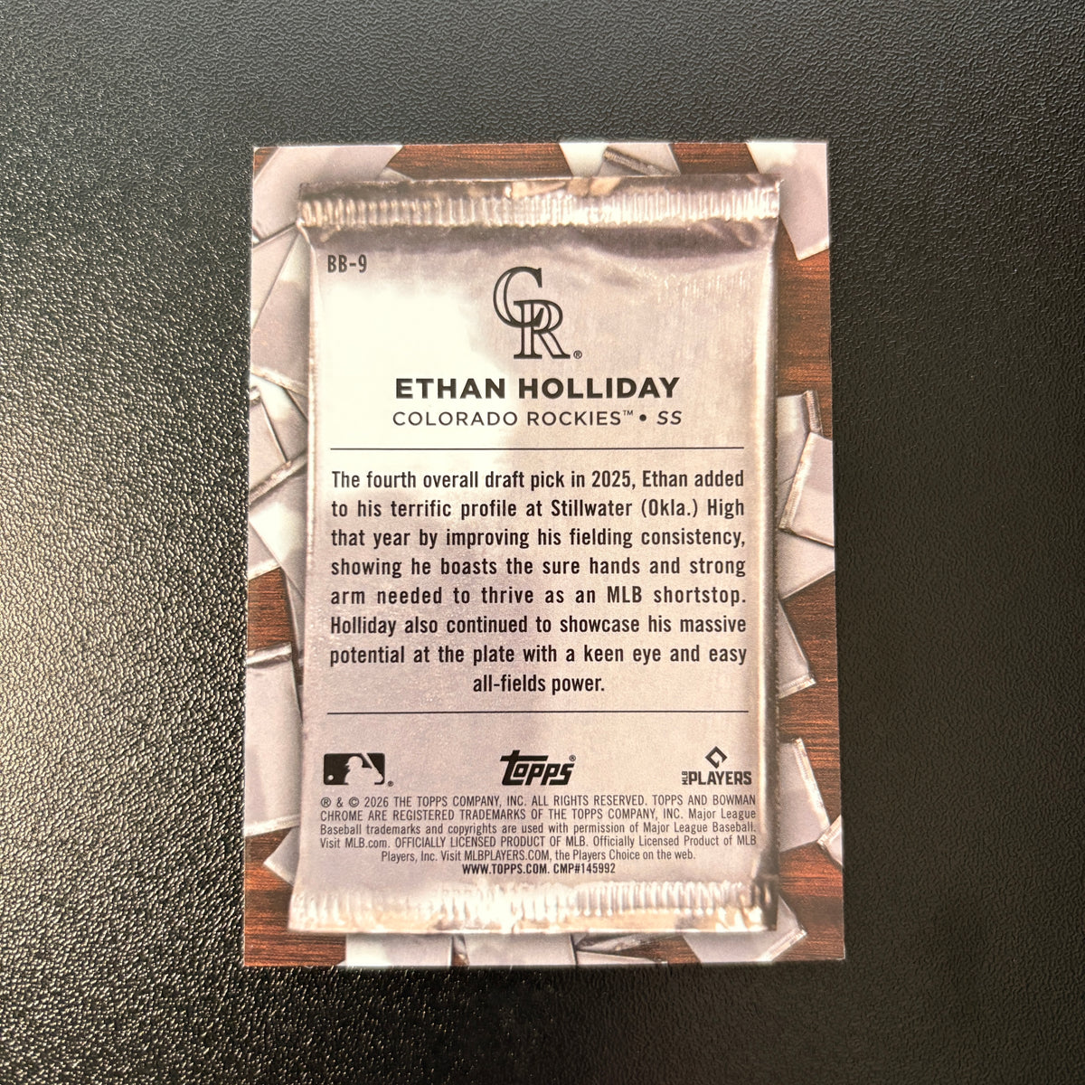 Ethan Holliday (Big Break) - 2026 Bowman Chrome #BB-9