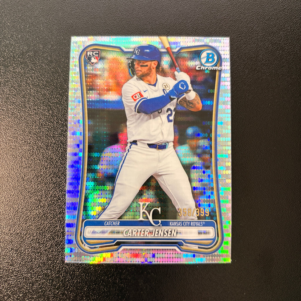 Carter Jensen RC (Pulsar Refractor 358/399) - 2026 Bowman Chrome #95