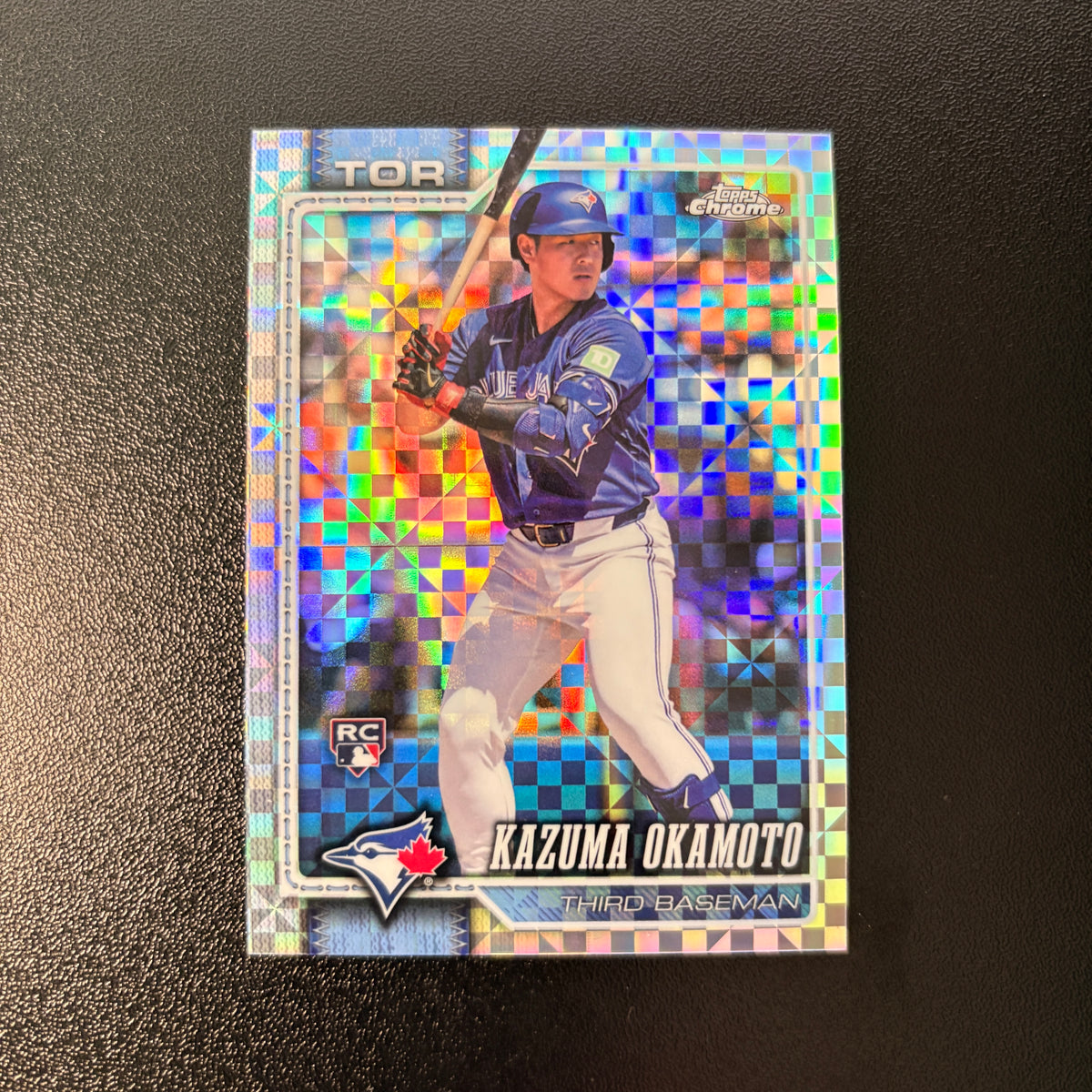Kazuma Okamoto RC (X-Fractor) - 2026 Topps Chrome #78