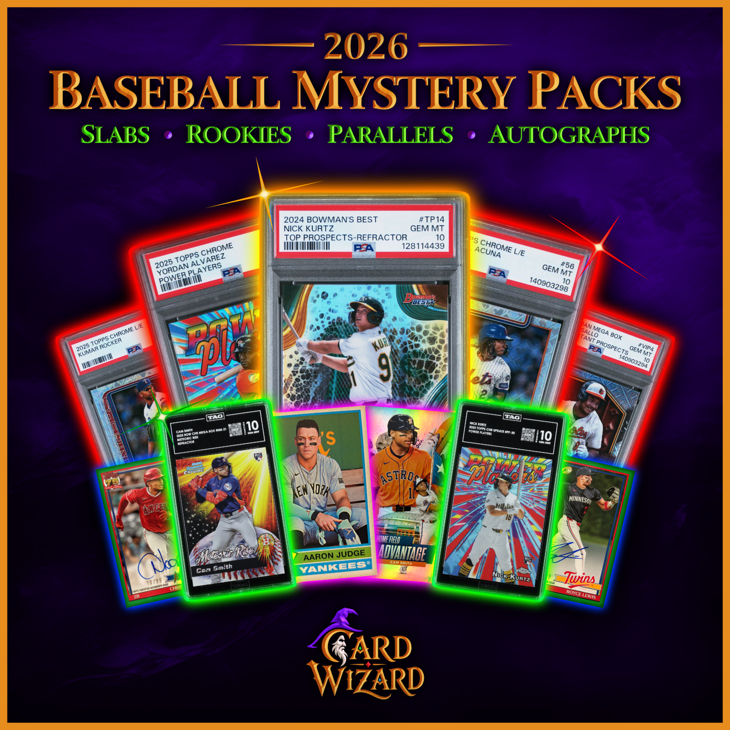 2026 Card Wizard Baseball Mystery Packs
