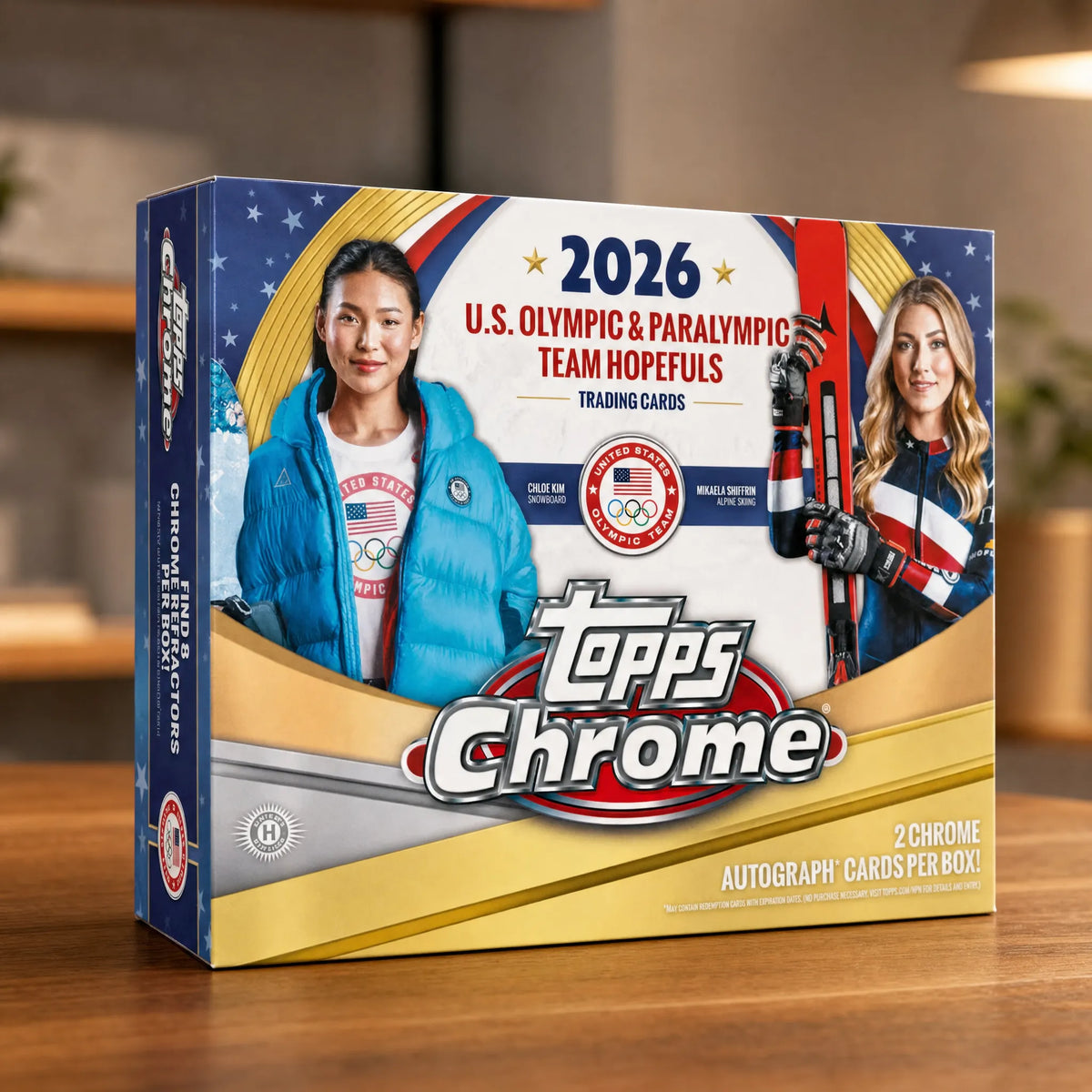 2026 Topps Chrome U.S. Olympics - Hobby Box