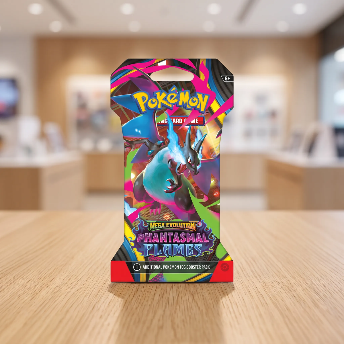 Pokémon Mega Evolution: Phantasmal Flames - Sleeved Booster Pack