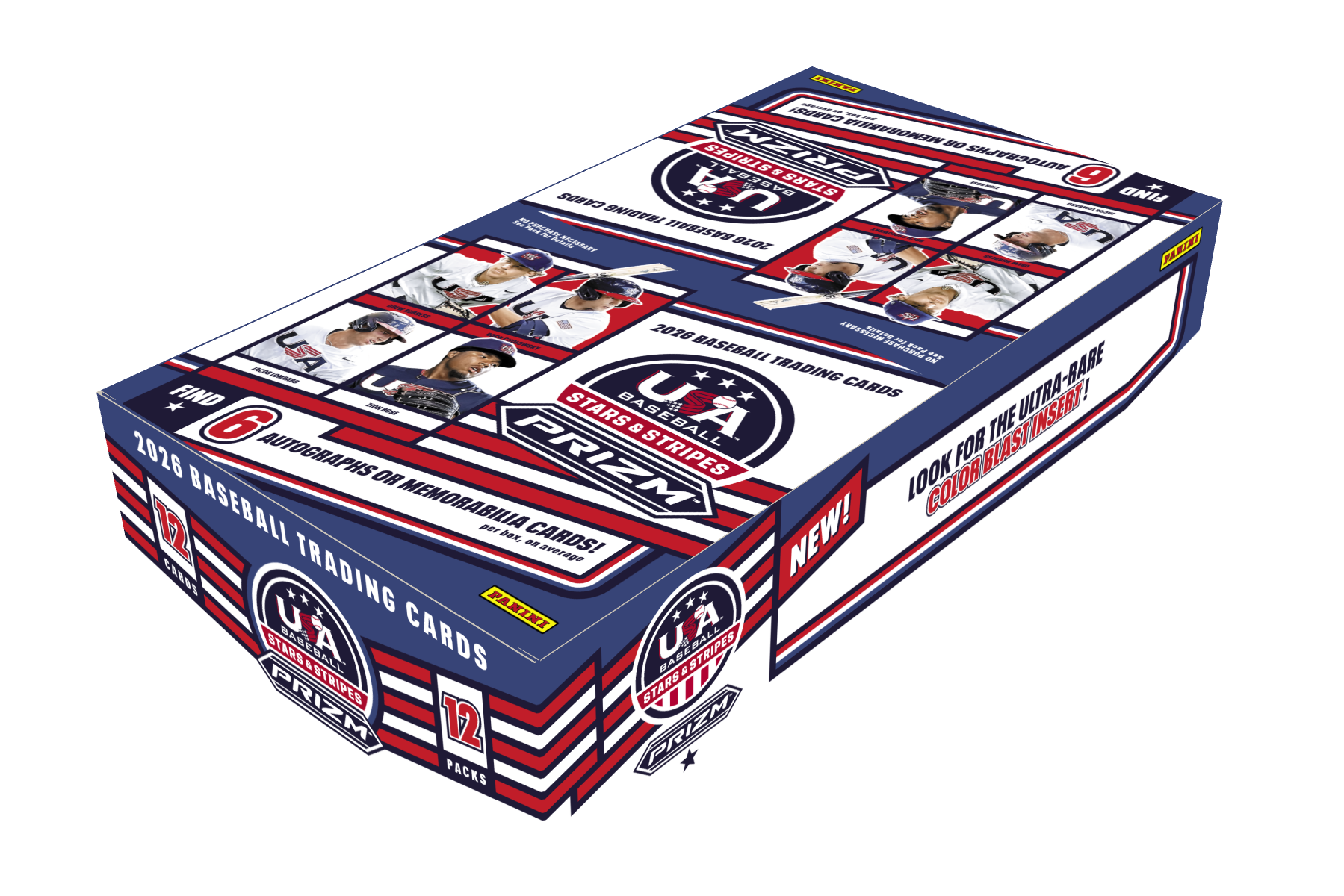 2026 Panini Prizm USA Stars & Stripes Baseball - Hobby Box