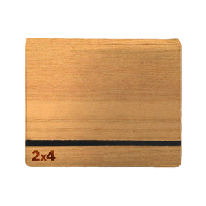 2X4 8 Pocket Woodgrain Binder
