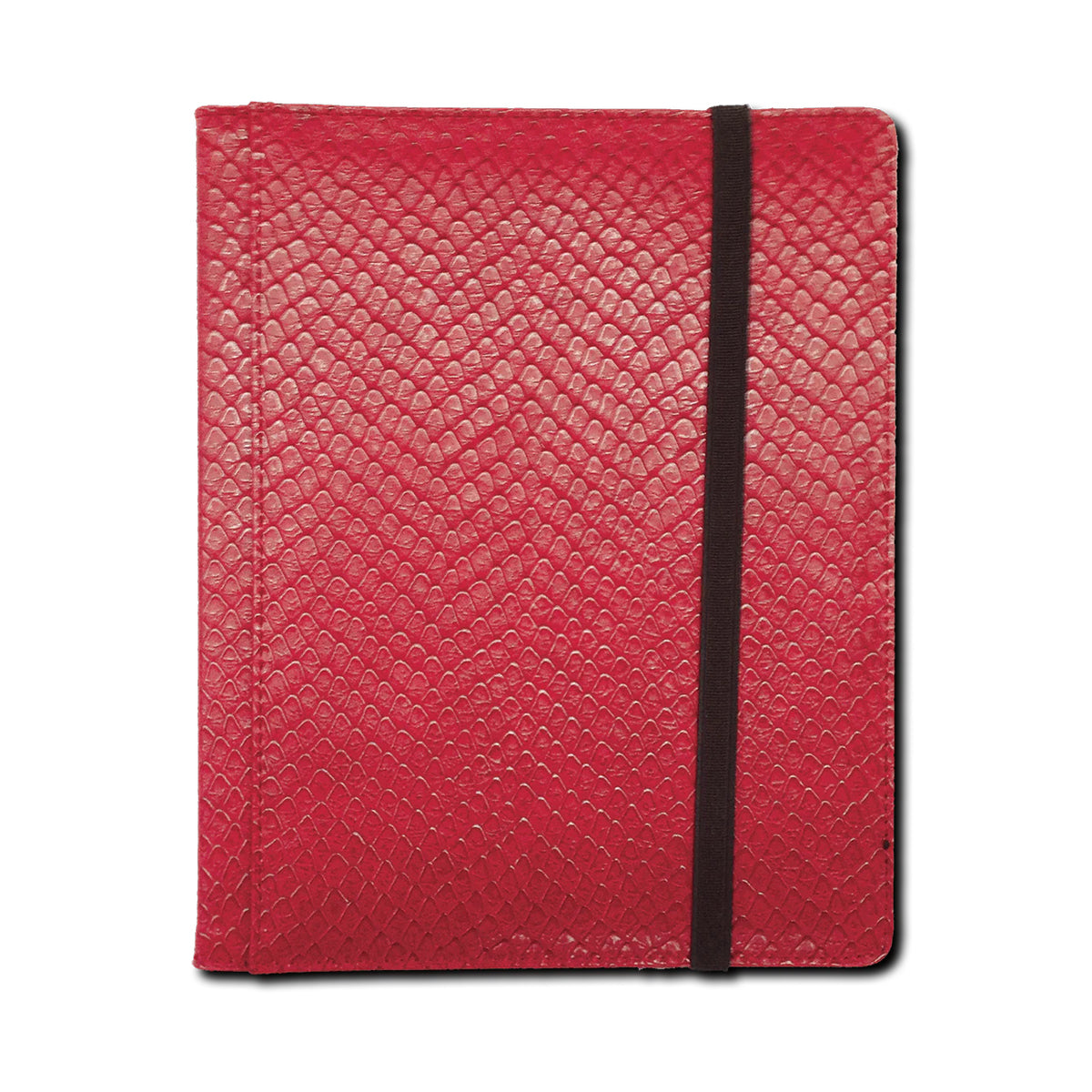 4 Pocket Dragon Hide Red Binder
