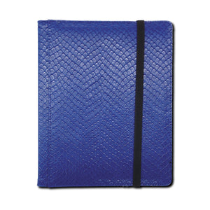 4 Pocket Dragon Hide Blue Binder
