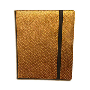 9 Pocket Dragon Hide Gold Binder