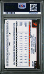 Gunnar Henderson (Prism Refractor) - PSA 9 - 2025 Topps Chrome #213