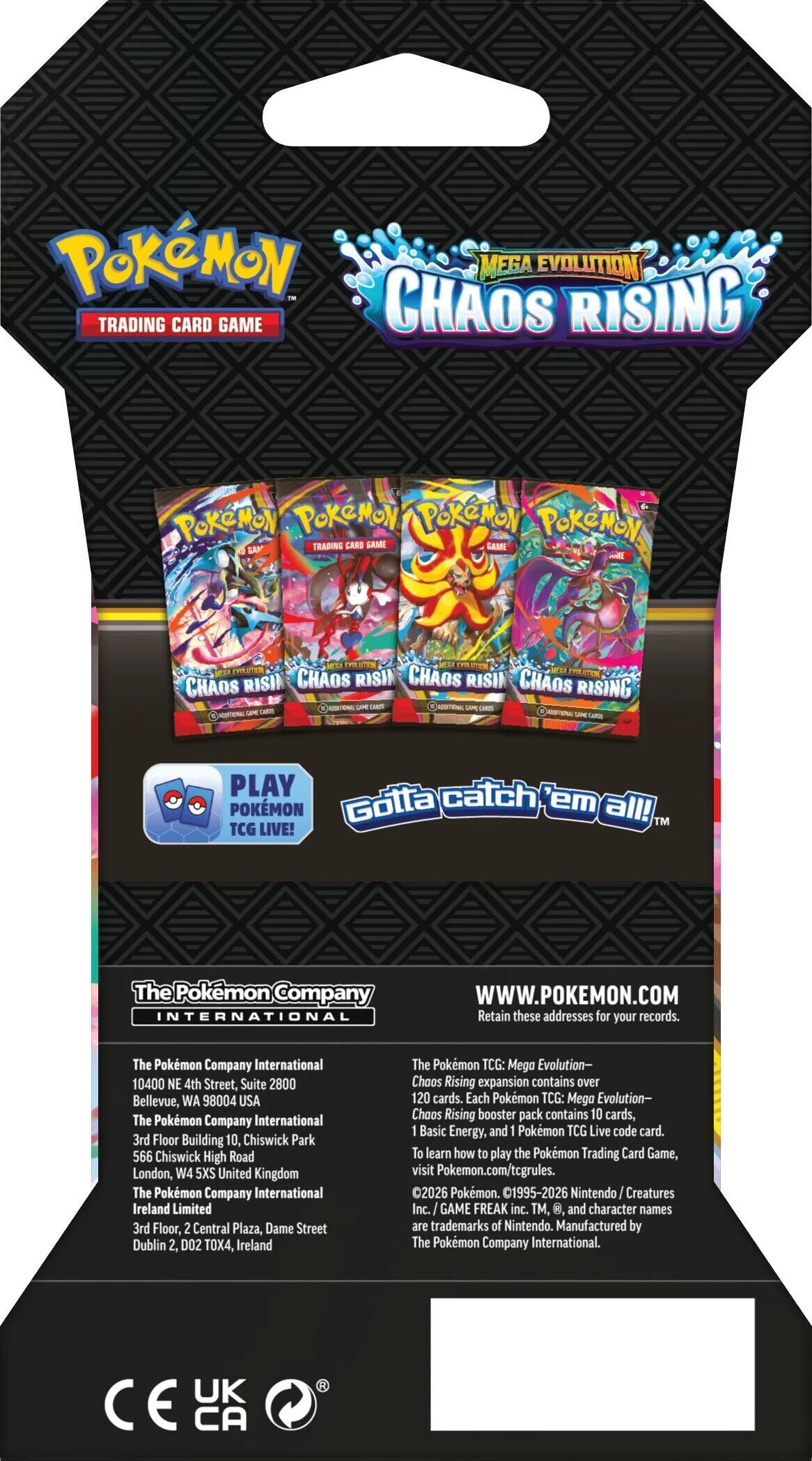 Chaos Rising Sleeved Booster Pack