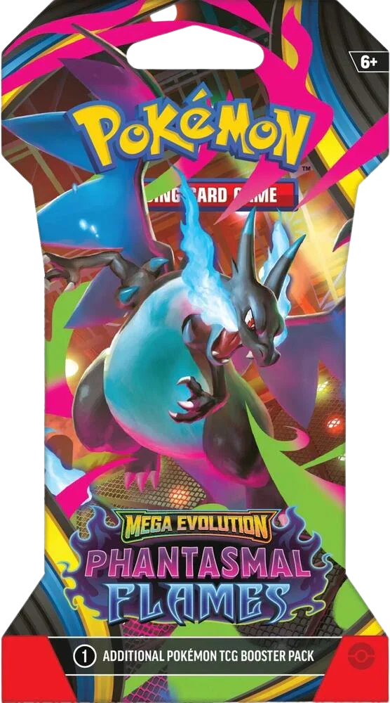 Mega Evolution: Phantasmal Flames - Sleeved Booster Pack