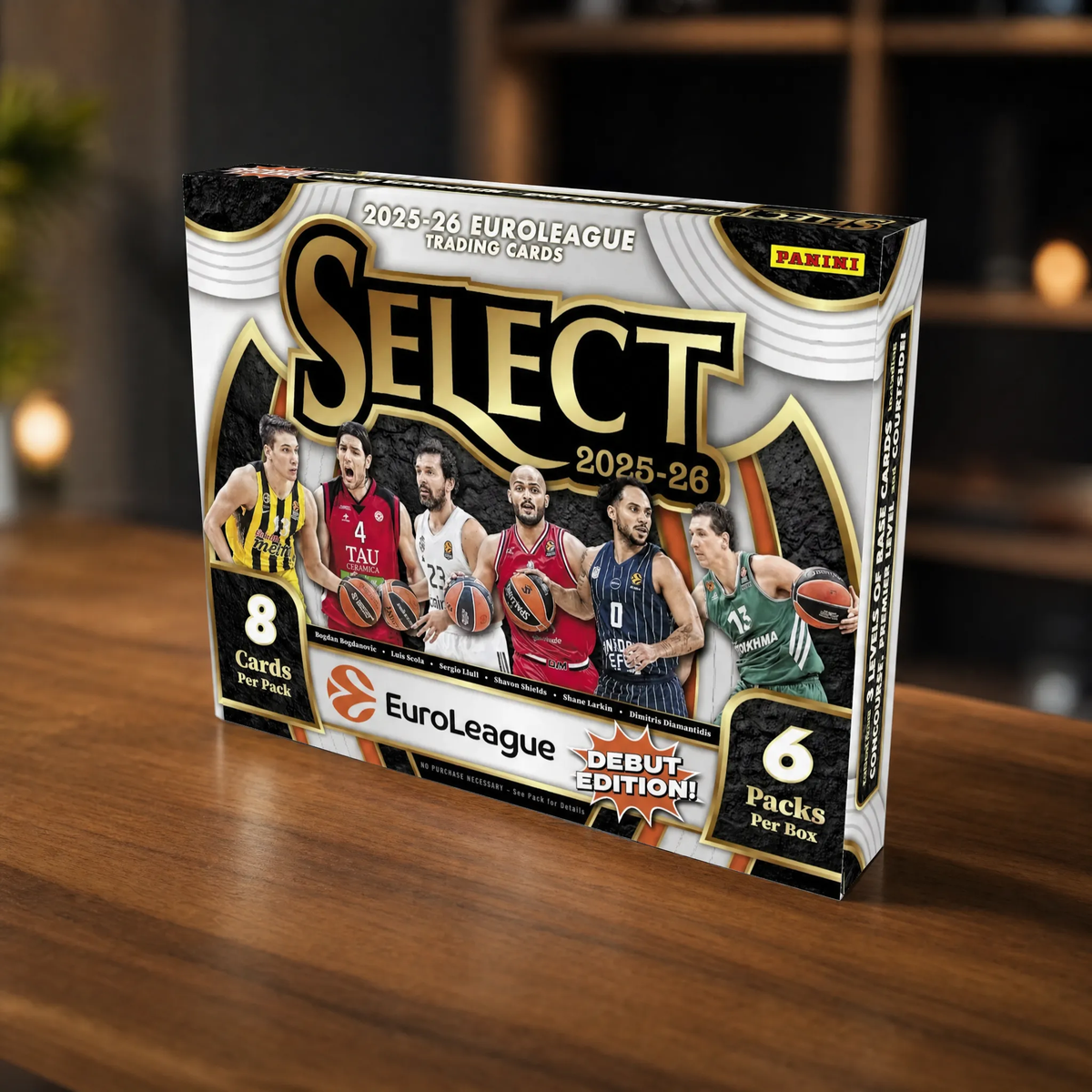 2025-26 Panini Select EuroLeague Basketball - Hobby Box