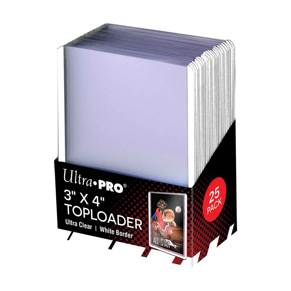 3" x 4" Colored Border TOPLOADER® Sleeves (25ct) for Standard Size Cards
