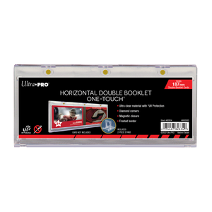 187mm Double Booklet Card UV ONE-TOUCH® Magnetic Holder