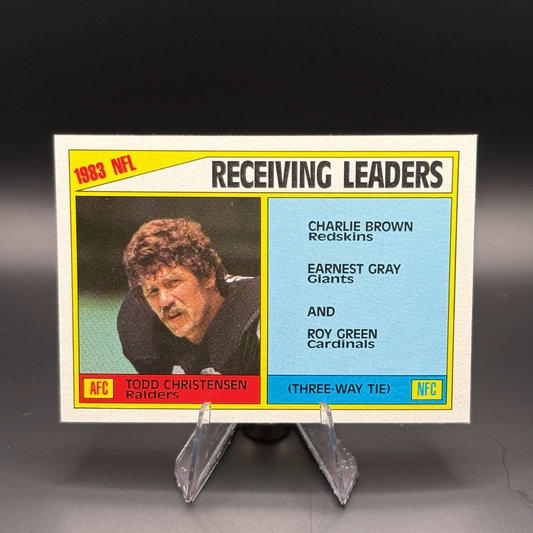 Receiving Leaders - 1984 Topps #203
