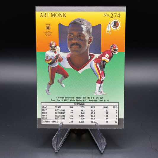 Art Monk - 1991 Fleer Ultra #274