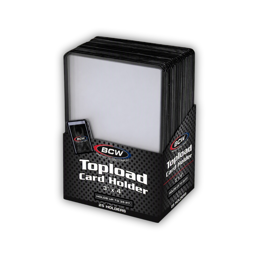Colored Toploaders (35 pt.) - 25 Pack Card Protectors