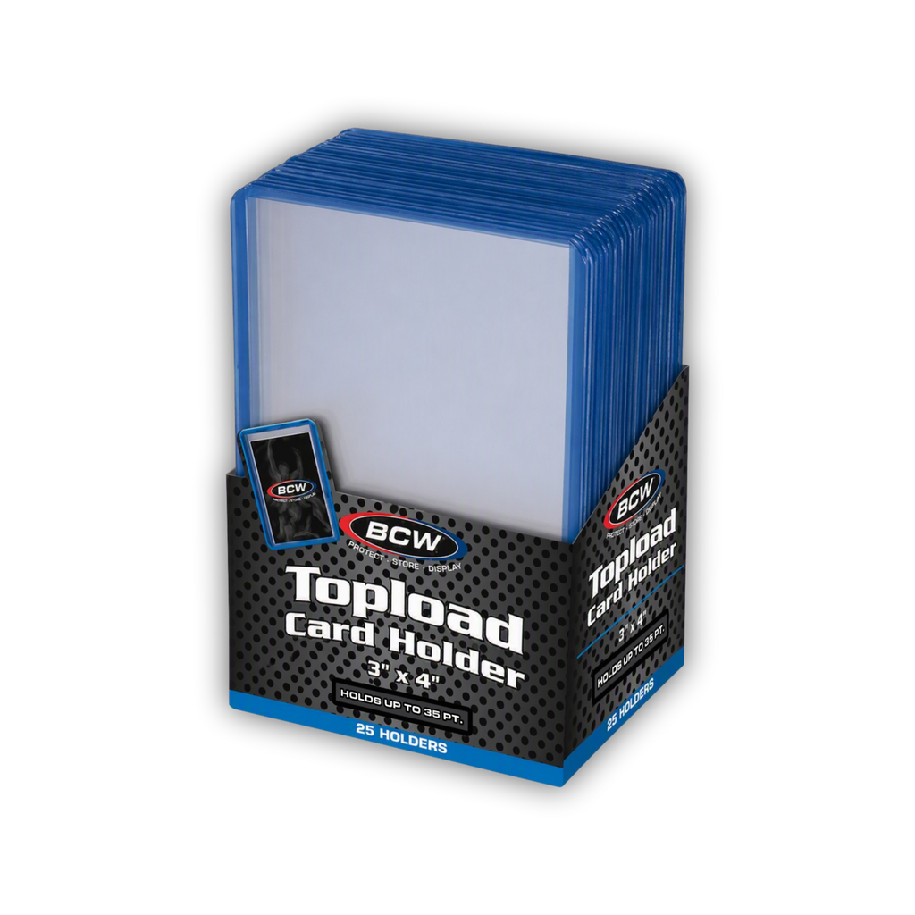 Colored Toploaders (35 pt.) - 25 Pack Card Protectors