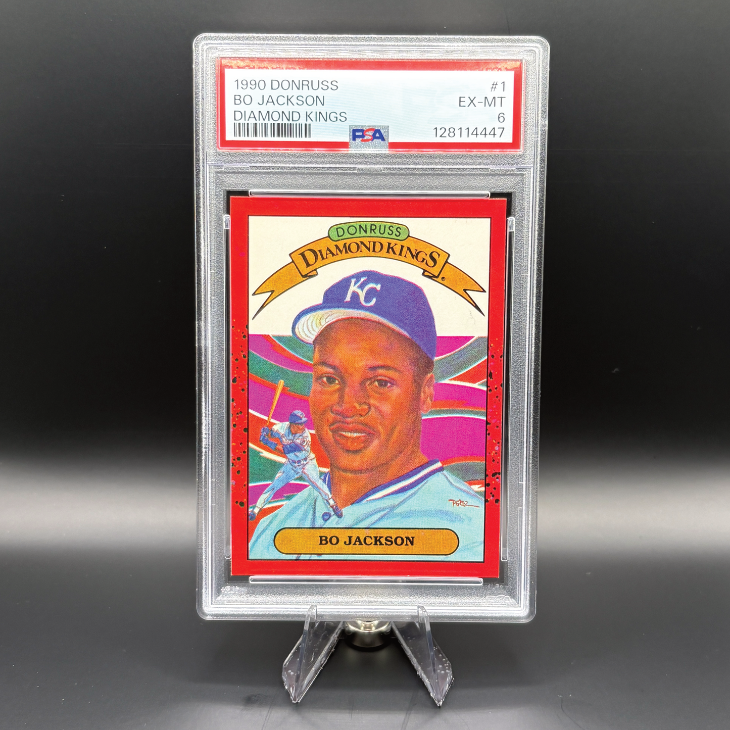 Bo Jackson (Diamond Kings) - PSA 6 - 1990 Donruss #1