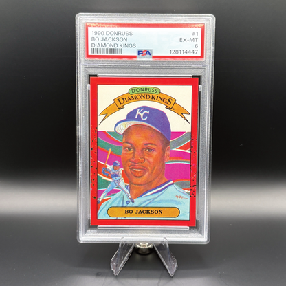 Bo Jackson (Diamond Kings) - PSA 6 - 1990 Donruss #1