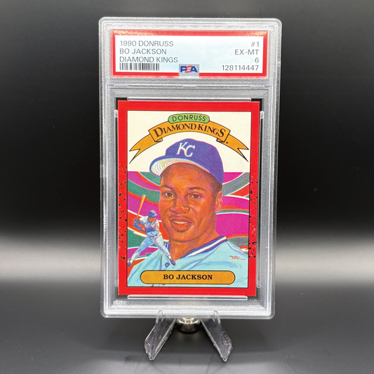 Bo Jackson (Diamond Kings) - PSA 6 - 1990 Donruss #1