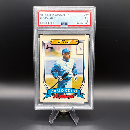 Bo Jackson - PSA 5 - 1989 Ames 20/20 Club #17