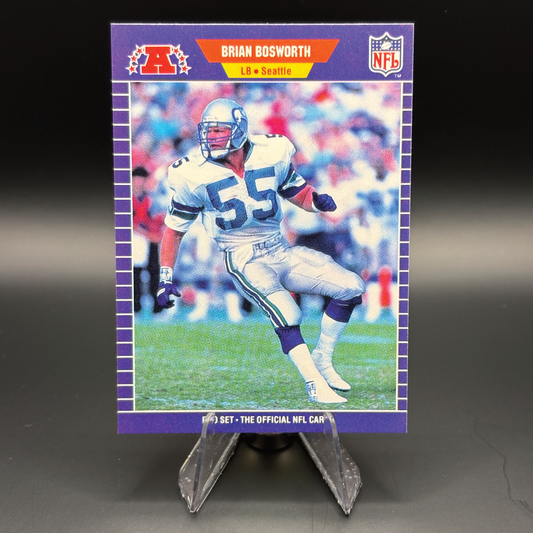 Brian Bosworth (Error, Seattle Instead of Seahawks) - 1989 Pro Set #931