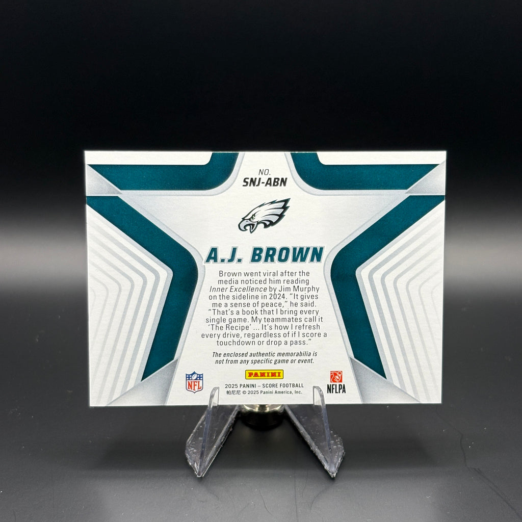A.J. Brown - 2025 Panini Score Stars of the NFL Jersey #SNJ-ABN