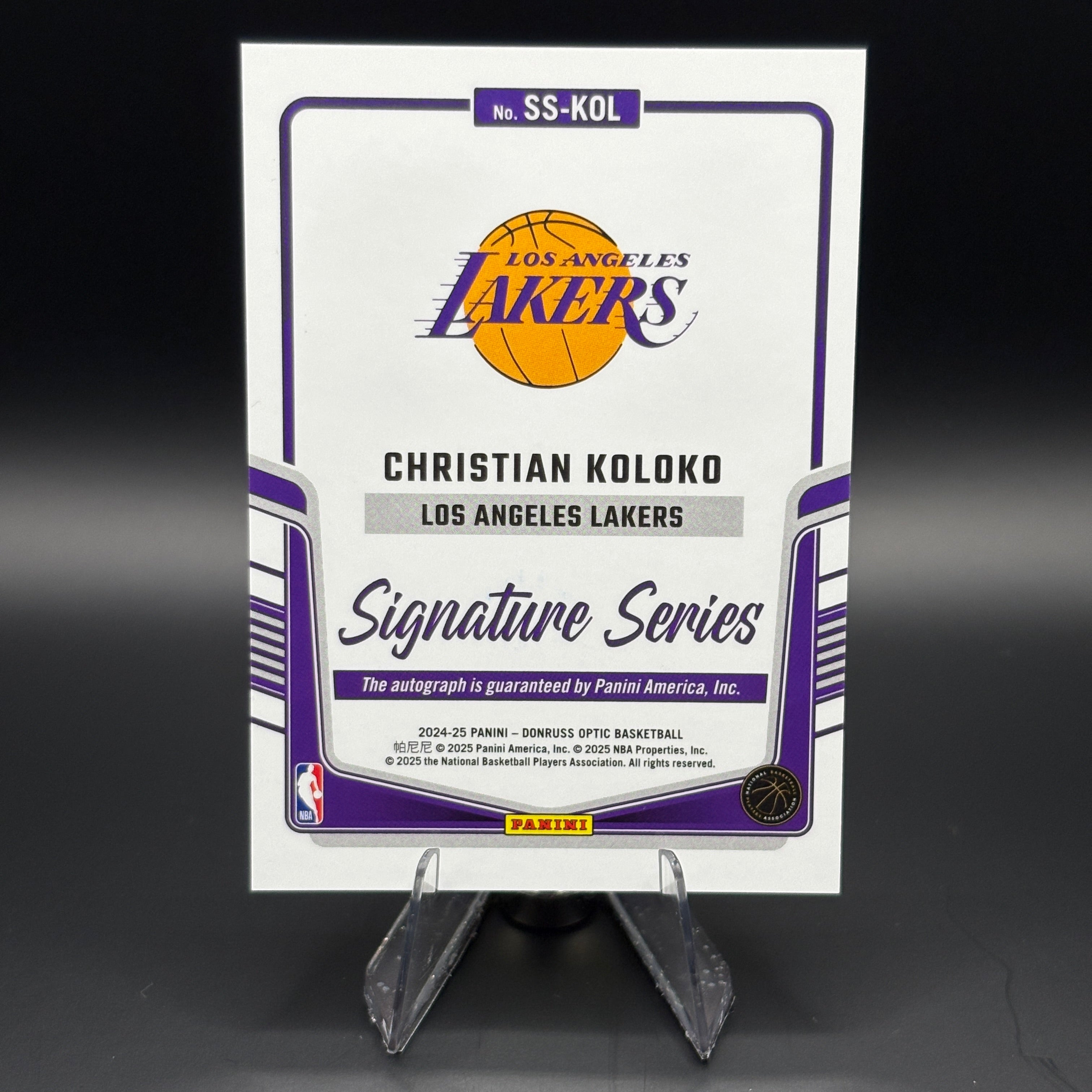 Christian Koloko - 2024 Donruss Optic Signature Series #4