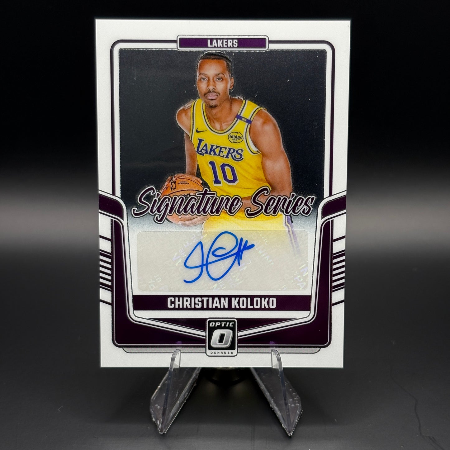 Christian Koloko - 2024 Donruss Optic Signature Series #4
