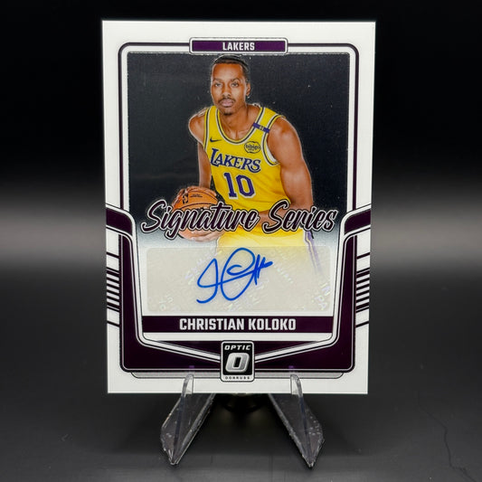 Christian Koloko - 2024 Donruss Optic Signature Series #4