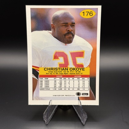 Christian Okoye (Nigerian Nightmare) - 1992 Fleer #176