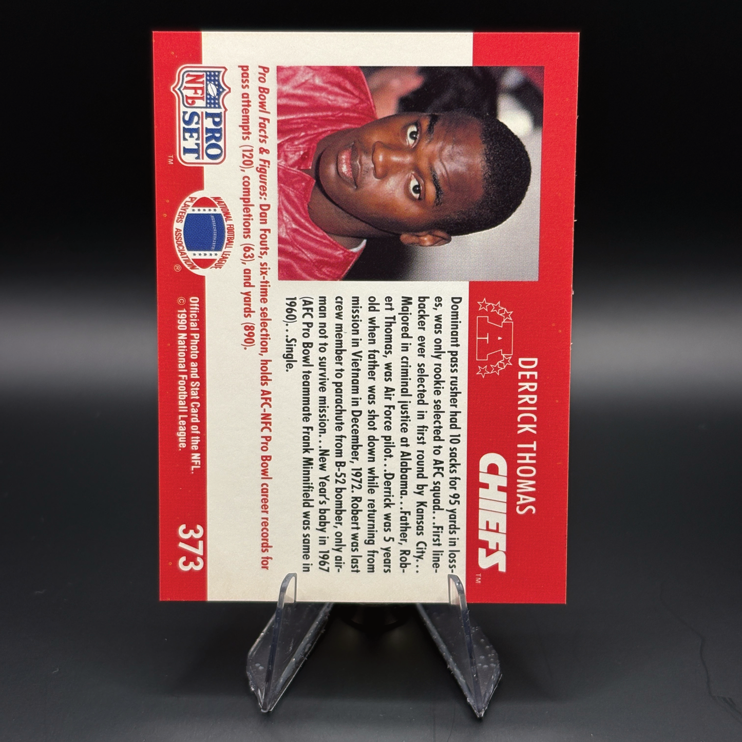 Derrick Thomas - 1990 Pro Set #373