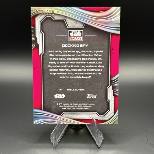 Docking Bay (Magenta Lava Refractor 121/250) - 2025 Topps Galaxy Chrome Star Wars #73