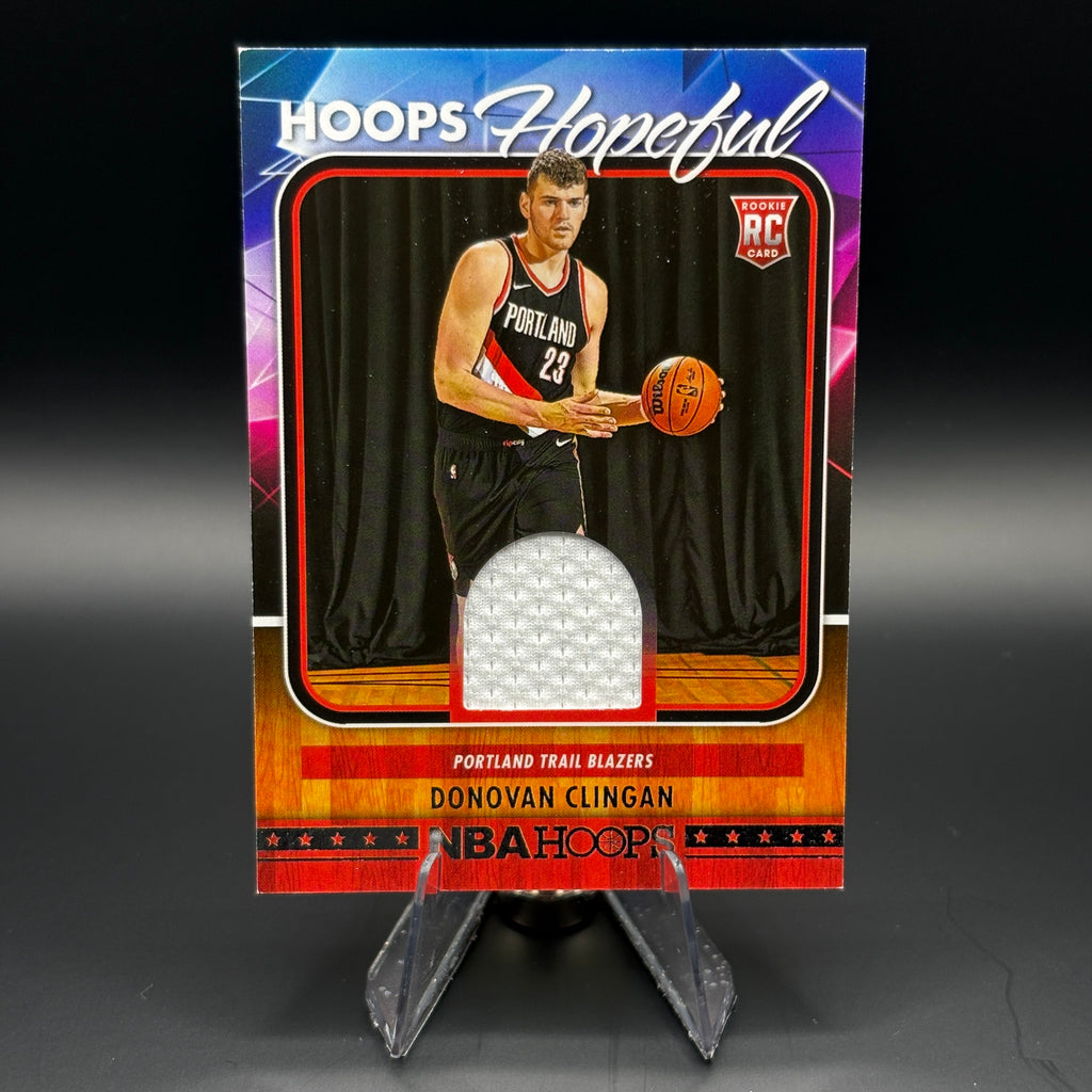 Donovan Clingan - 2024 NBA Hoops Hopeful Memorabilia #HHM-DCB