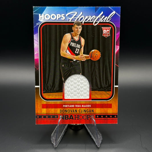Donovan Clingan - 2024 NBA Hoops Hopeful Memorabilia #HHM-DCB
