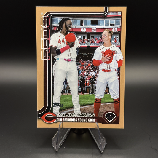 Elly De La Cruz & Matt McLain (Gold Border 280/2025) - 2025 Topps Update #US331